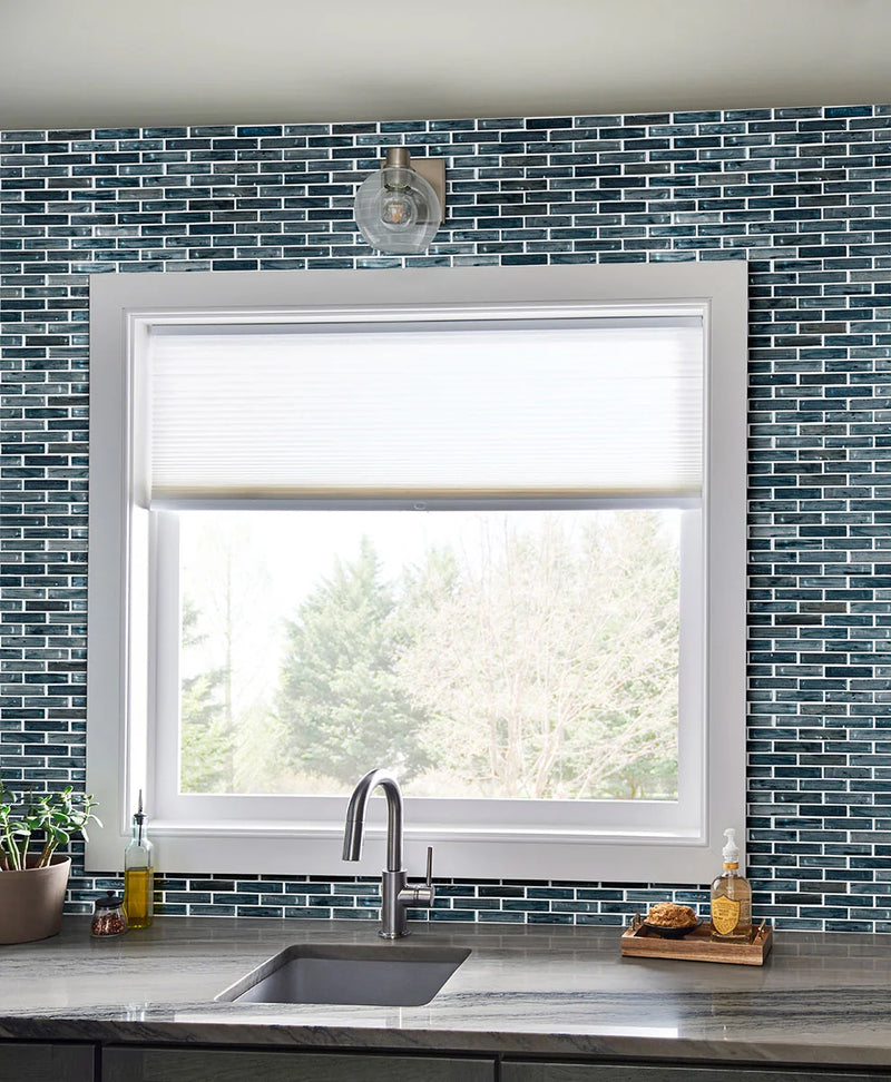 Oasis Blast 1x4 Misc. Glass Brick Mosaic Tile