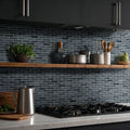 Oasis Blast 1x4 Misc. Glass Brick Mosaic Tile