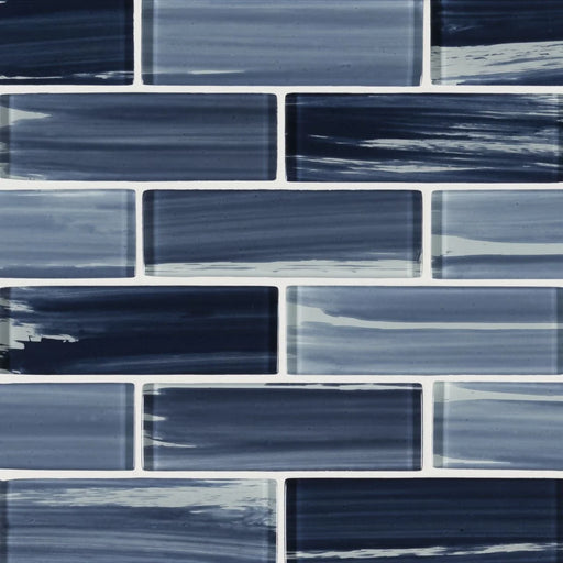 Oceania Azul 2x6 Misc. Glass Subway Tile