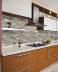 Ocotillo Blend Interlocking Pattern Misc. 0.16 Inch Glass Mosaic Tile