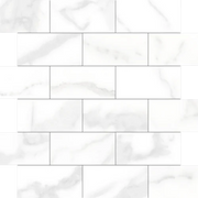 Olimpia Grey 2x4 Pressed Porcelain Mosaic Tile