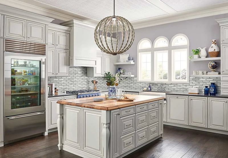 Ombre Grigia 2x6 Misc. Glass Subway Tile