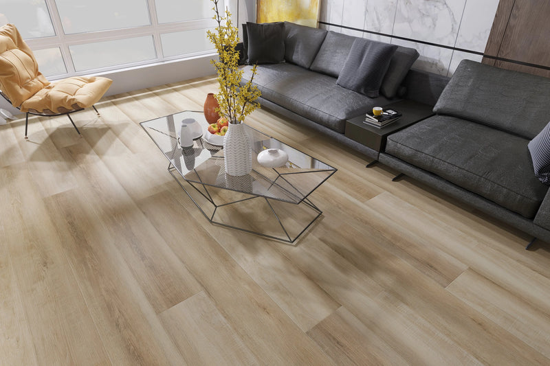 Omnia Maison Tan 9x60 EIR Micro-Bevel 20mil SPC Vinyl Flooring