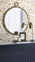 Onix from Spain Rif Lite Alexandria 12.25x12.25 Glass Mosaic