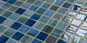 Onix from Spain Vanguard Forest Blue Glass Mosaic