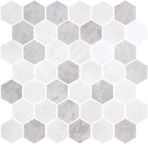 Onix from Spain Zelik XL Helsinki Hexagon Glass Mosaic