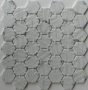Onix from Spain Vanguard Hex XL Azul Hexagon Mosaic