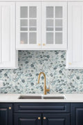 Onix from Spain Vanguard Hex XL Azul Hexagon Mosaic