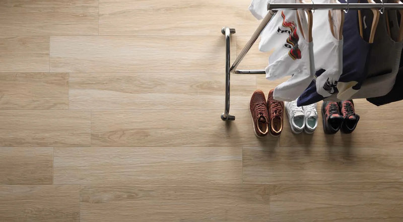 Ontario Beige 10x48 Plank Matte Wood Look Porcelain Tile