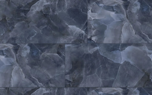 Onyx Collection Blue 24x48 Polished Porcelain Tile