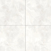 Onyx Collection White 24x48 Polished Porcelain Tile