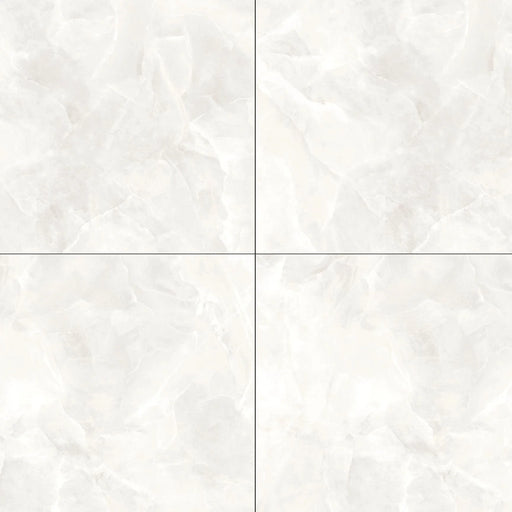 Onyx Collection White 48x48 Polished Porcelain Tile