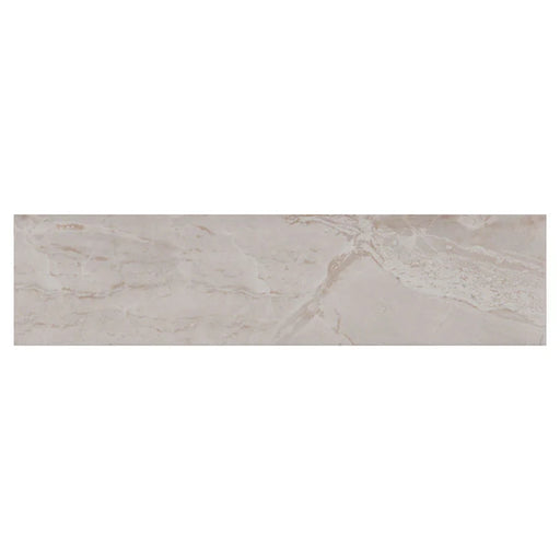 Onyx Grigio 3x18 Bullnose Polished Porcelain Tile Trim
