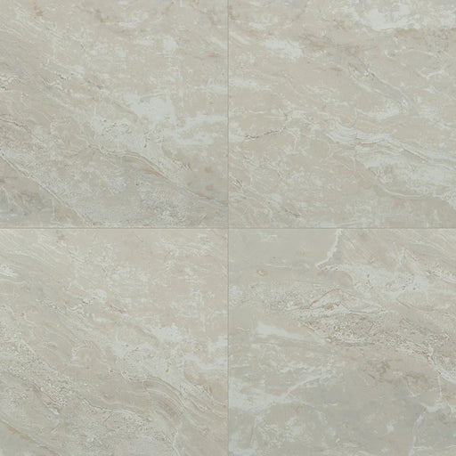 Onyx Ivory 24x24 Matte Porcelain Marble Look Floor Tile