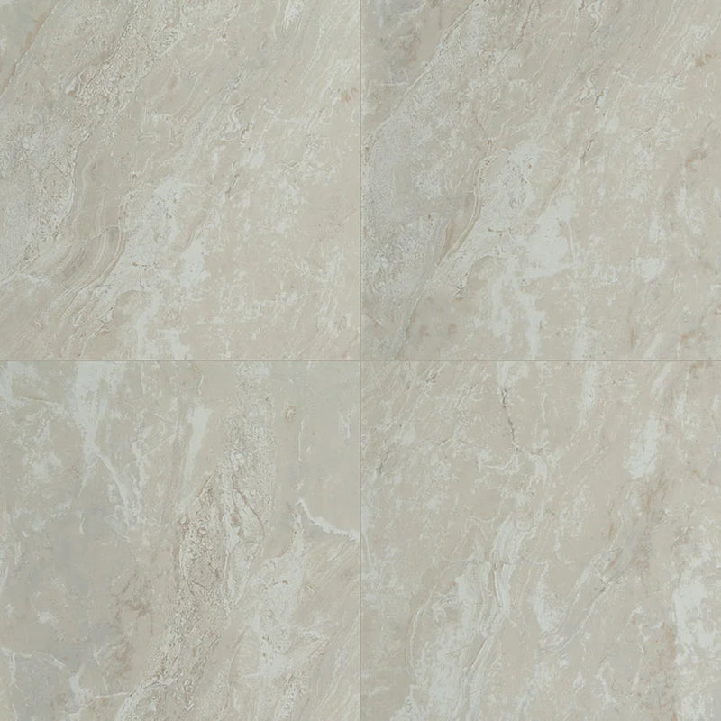 Onyx Ivory 12x24 Polished Porcelain Marble Look Floor Tile