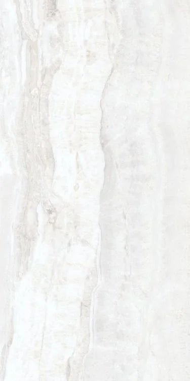 Onyx of Cerim White 12x24 Polished Onyx Look Porcelain Tile