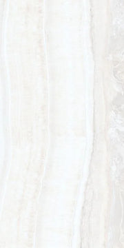 Onyx of Cerim White 24x48 Polished Onyx Look Porcelain Tile