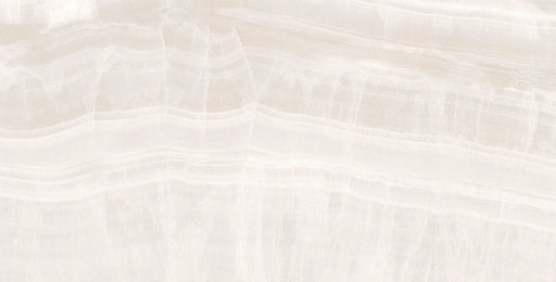 Onyx White 12x24 Polished Porcelain Tile