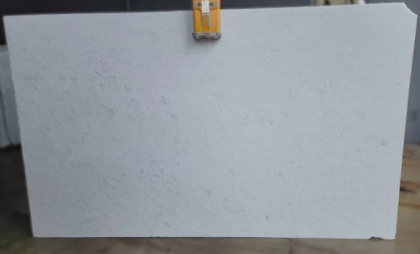 Opal White (Polar White) Brushed Marble Slab