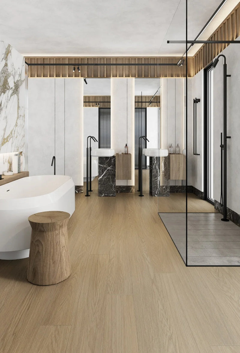Bermuda Spanish Taupe 7x48 EIR Micro-Bevel 20mil WPC Vinyl Flooring