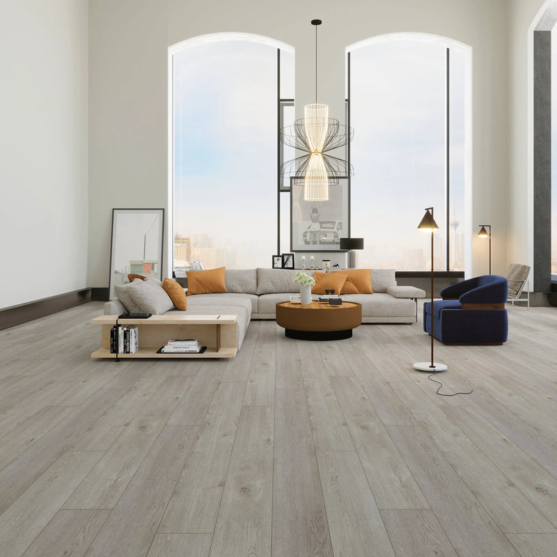 Opus Luxe Ivory 9x60 EIR Painted Bevel 20mil WPC Vinyl Flooring