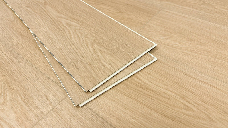 Opus Marbella Beige 9x60 EIR Painted Bevel 20mil WPC Vinyl Flooring