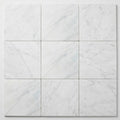 Oriental White Marble Tile 12x12 Honed close-up