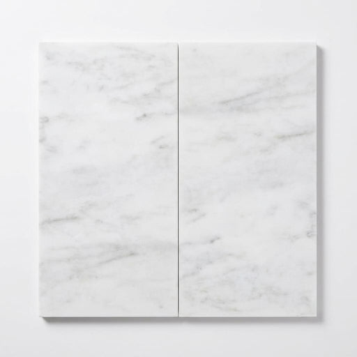 Oriental White Marble Tile 12x24 Honed close-up