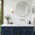 Oriental White Marble Tile 12x24 Polished — Bathroom vanity wall