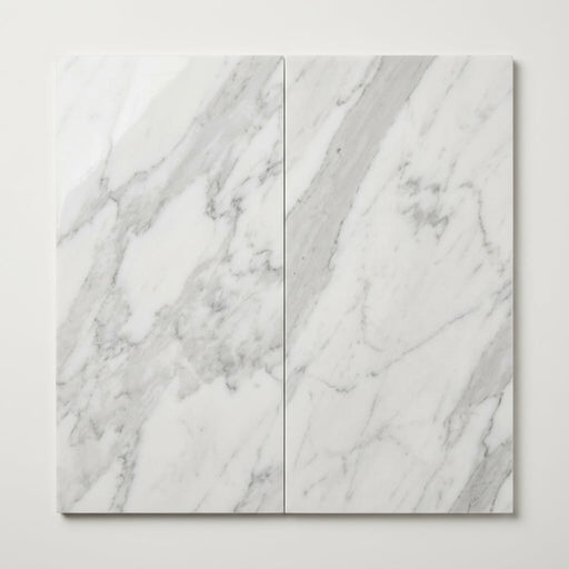 Oriental White Marble Tile 12x24 Polished close-up