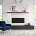 Oriental White Marble Tile 12x24 Polished — Living Room fireplace surround