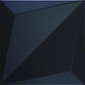 Origami Black 9.8x9.8 Matte Ceramic Mosaic