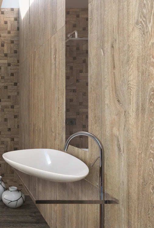 Orto Botanico OB01 Beige 8x71 Wood Look Porcelain Tile