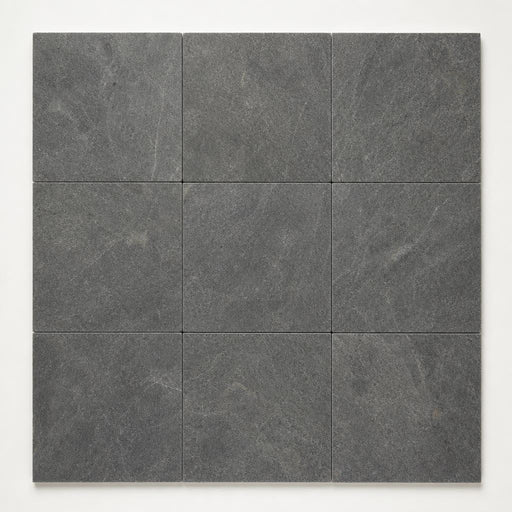 Ostrich Grey 12x12 Honed Quartzite Tile close-up