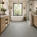 Ostrich Grey 12x24 Honed Quartzite Tile — Primary Bath floor