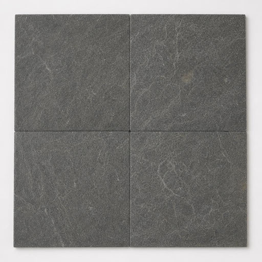 Ostrich Grey 16x16 Gauged Quartzite Tile close-up