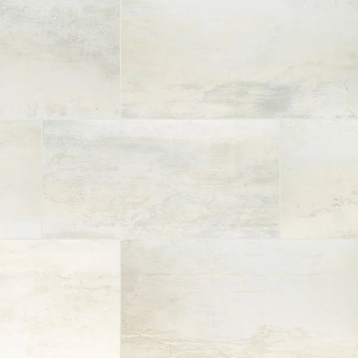 Oxide Blanc 12x24 Matte Porcelain Concrete Look Floor Tile