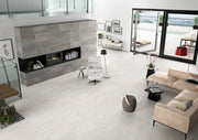 Oxide Blanc 3x18 Bullnose Matte Porcelain Tile Trim
