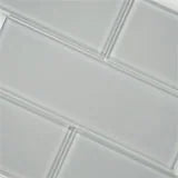 Oyster Gray 4x12 Glass Tile