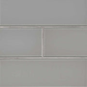 Oyster Gray 4x12 Glass Tile