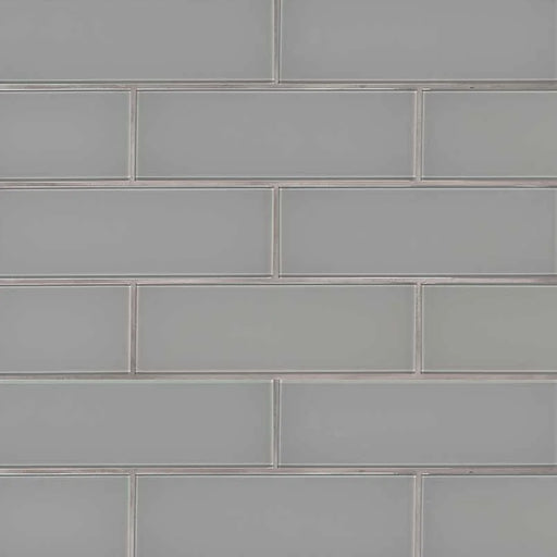 Oyster Gray 4x12 Glass Tile