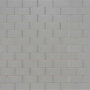 Oyster Gray Subway 2x4 Glass Tile