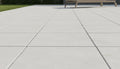Close-up of Desert Sand Limestone Tumbled 24 x 24 x 1.25 Paver, in Desert Sand tones.
