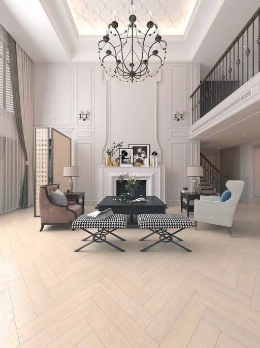 Painted Sky Rosy Dawn 7x25x5 Herringbone 2mm EVA Foam Waterproof Flooring