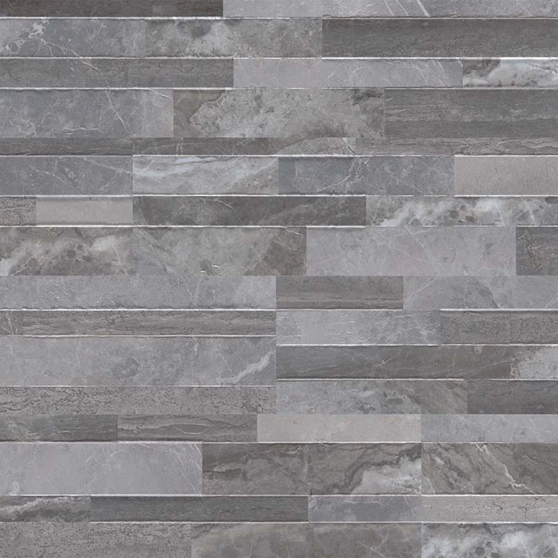 Palisade Grey 6x24 Matte Porcelain Ledger Stone