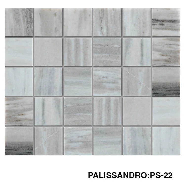 Palissandro 2x2 Polished Marble Mosaic Tile