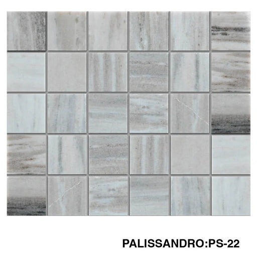 Palissandro 2x2 Polished Marble Mosaic Tile