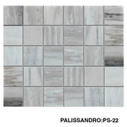 Palissandro Elongated Hexagon Polished Marble Mosaic Tile