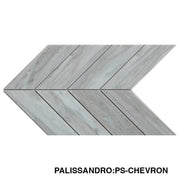 Palissandro Chevron Polished Marble Mosaic Tile