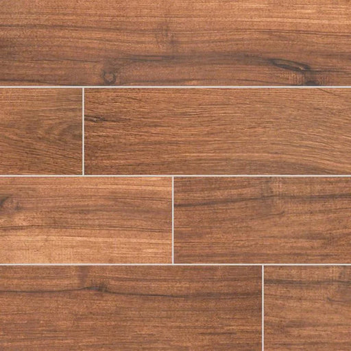 Palmetto Chestnut 6x36 Matte Wood Look Porcelain Plank